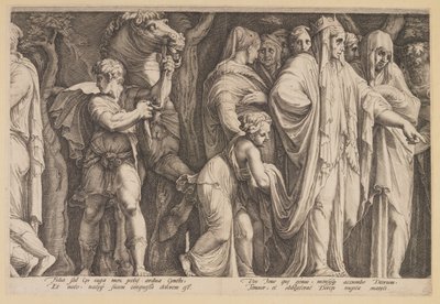 The Punishment of Niobe (Plate 6) by Jan Saenredam