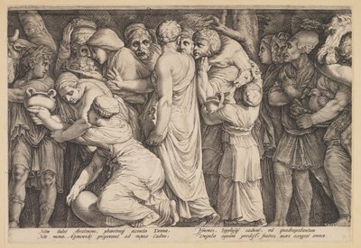 The Punishment of Niobe (Plate 7) by Jan Saenredam