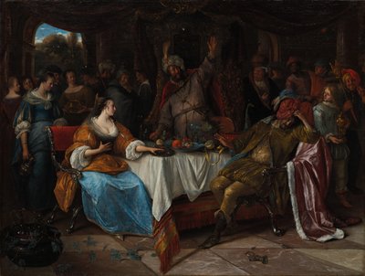 Esther, Ahasuerus, and Haman by Jan Steen
