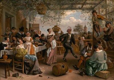 The Dancing Couple by Jan Steen