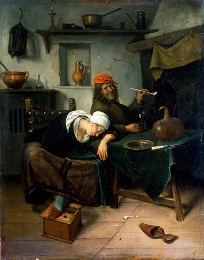 The Idlers, c. 1660 by Jan Steen