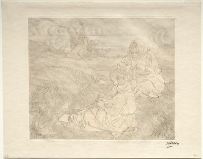 Net Menders, 1899 by Jan Toorop