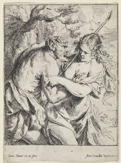 Satyr and Shepherdess by Jan Thomas