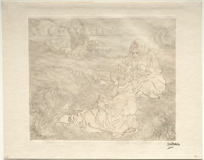Net Menders by Jan Toorop