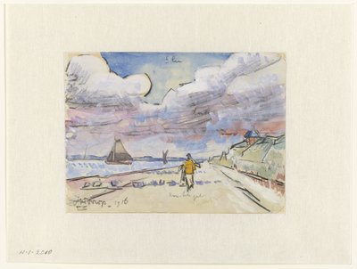 Road Along Canal by Jan Toorop