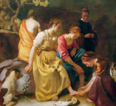 Diana with Her Companions by Jan Vermeer van Delft
