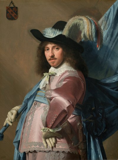 Andries Stilte as a Standard Bearer by Jan Verspronck