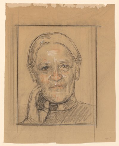 Portrait of Barendina Hermina Muhring by Jan Veth