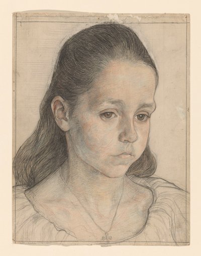Portrait of a Girl Kolkman by Jan Veth