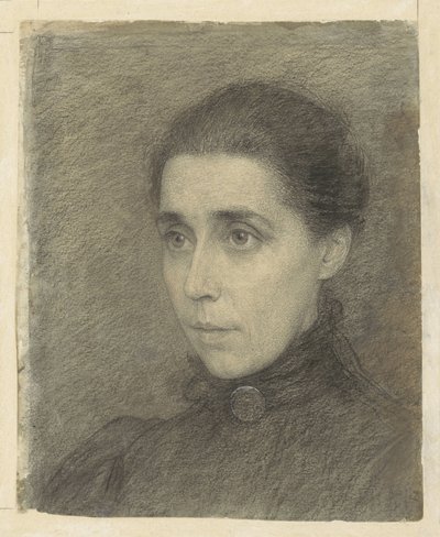 Portrait of Mrs. M. Bruyel-De Favauge by Jan Veth