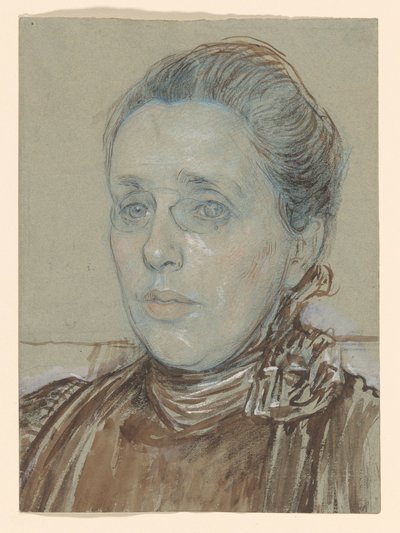 Portrait of Mrs. Tutein Nolthenius-Tutein Nolthenius by Jan Veth