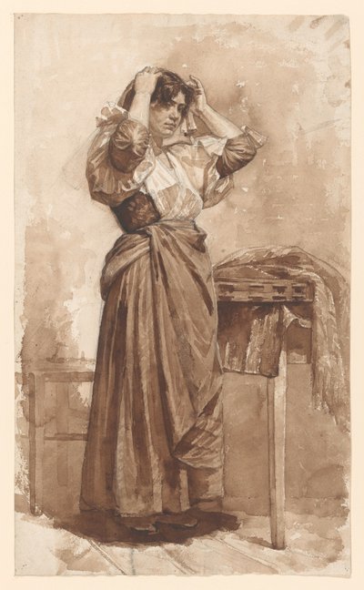 Young Woman at Her Toilet by Jan Veth