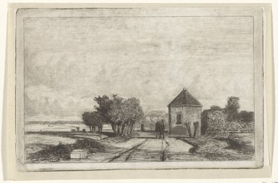 View of the Schenkweg with the Dome by Jan Weissenbruch