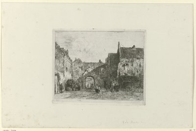 View of the Binnenhof by Jan Weissenbruch