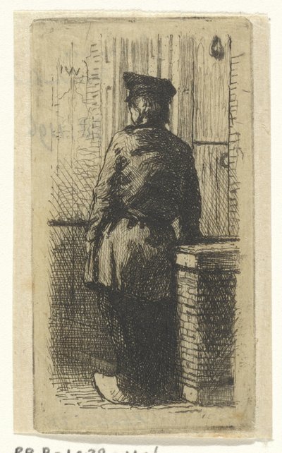 Young Man in Clogs by Jan Weissenbruch