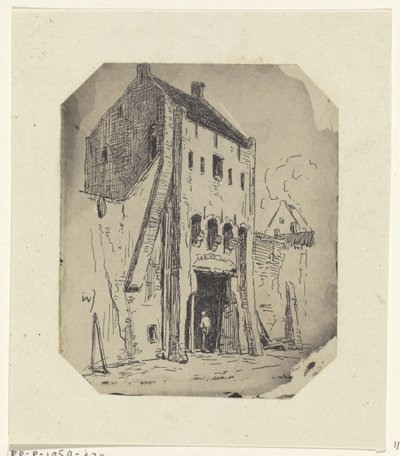Steigerpoort in Leerdam by Jan Weissenbruch