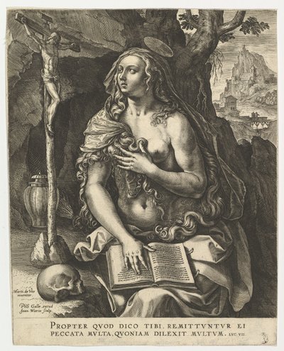 Mary Magdalen by Jan Wierix