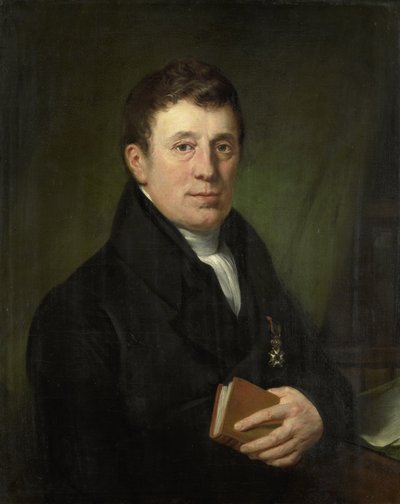 Hendrik Harmen Klijn (1773-1856). Poet by Jan Willem Pieneman