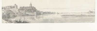 View of Nijmegen and the Waal by Jan de Beijer