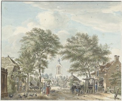 View of Scherpenzeel by Jan de Beijer