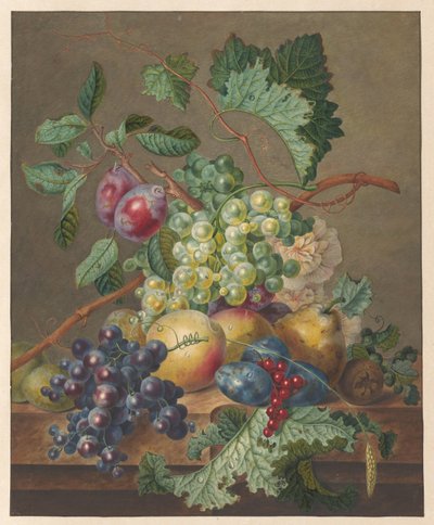 Still Life with Fruits by Jan de Bruyn