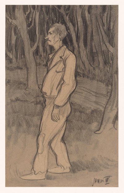 Worker by Jan de Waardt (signed by artist)