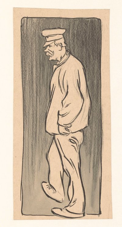 Male Figure by Jan de Waardt