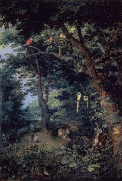 The Earthly Paradise by Jan the Elder Brueghel