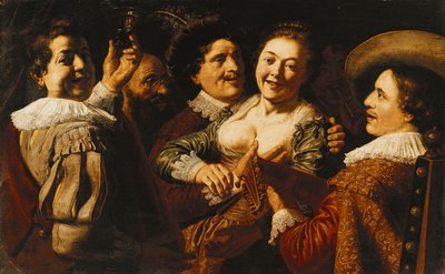 The Five Senses by Jan the Elder Lievens
