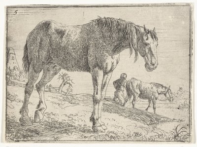 Standing Horse (Landscapes with Horses series) by Jan van Aken