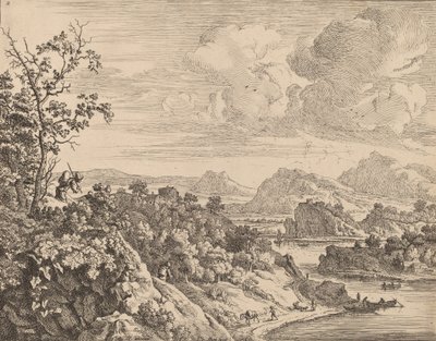 View of the River Rhine by Jan van Aken