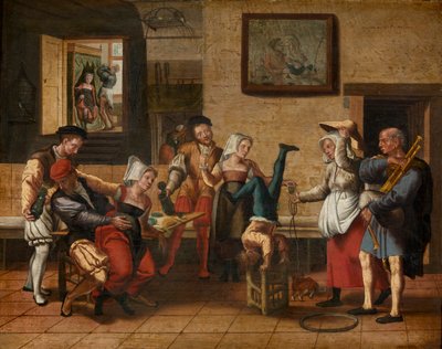 Pub scene by Jan van Amstel