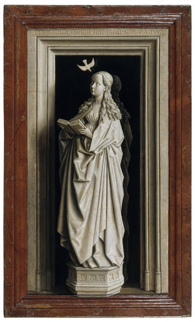 The Annunciation Diptych, Right Panel by Jan van Eyck