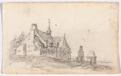 Leper House at Cleves by Jan van Goyen