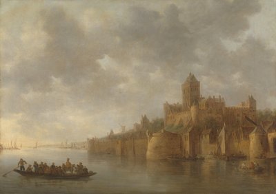 The Valkhof in Nijmegen by Jan van Goyen
