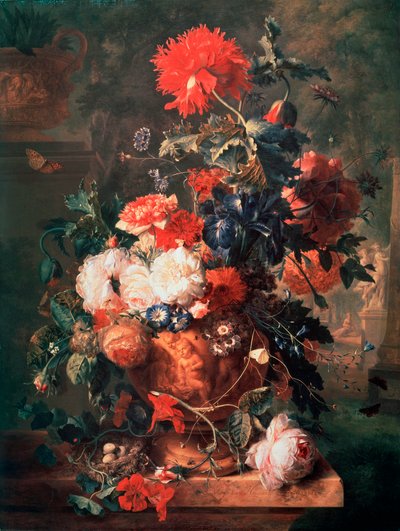 Flowers by Jan van Huysum