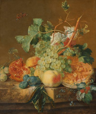 Still Life with Fruit by Jan van Huysum
