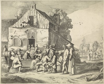 Peasant Fair by Jan van de Velde (II)