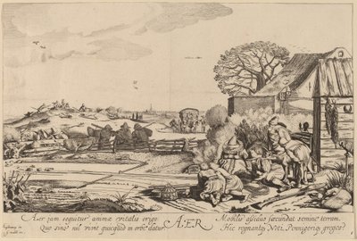 Air by Jan van de Velde II after Willem Buytewech