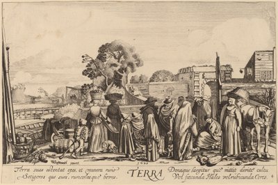 Earth by Jan van de Velde II after Willem Buytewech