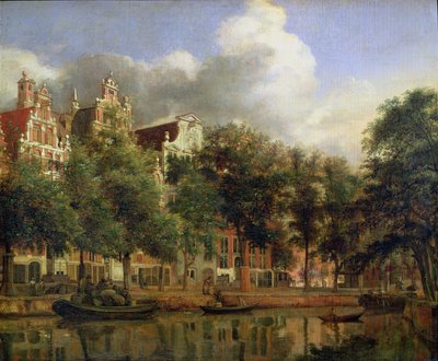 The Herengracht, Amsterdam by Jan van der Heyden