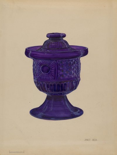 Sugar Bowl with Cover by Janet Riza