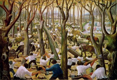 Woodcutters by Janos Gajdos
