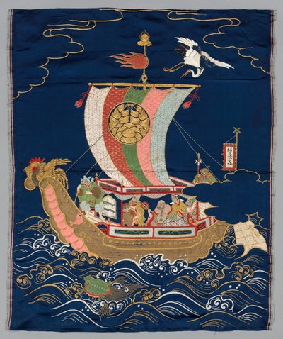 Embroidered Fukusa by Japan, late 19th early 20th century