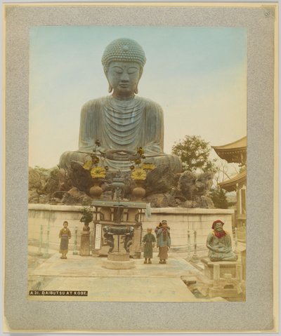 Daibutsu at Kobe, Japan by Japanese Photographer