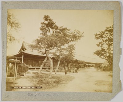 Front of Sanjusangendo, Kyoto, Japan by Japanese Photographer