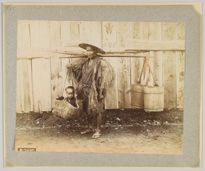 Peasant, Japan by Japanese Photographer