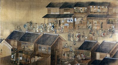 Edo by Night by Japanese School