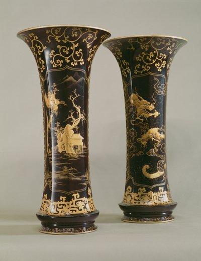 Japanese Vases by Japanese School