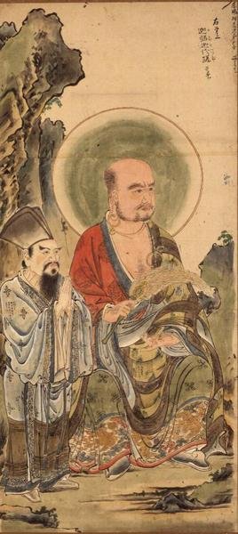 Juroku Rakan, Buddhist Sage, Tosa School by Japanese School